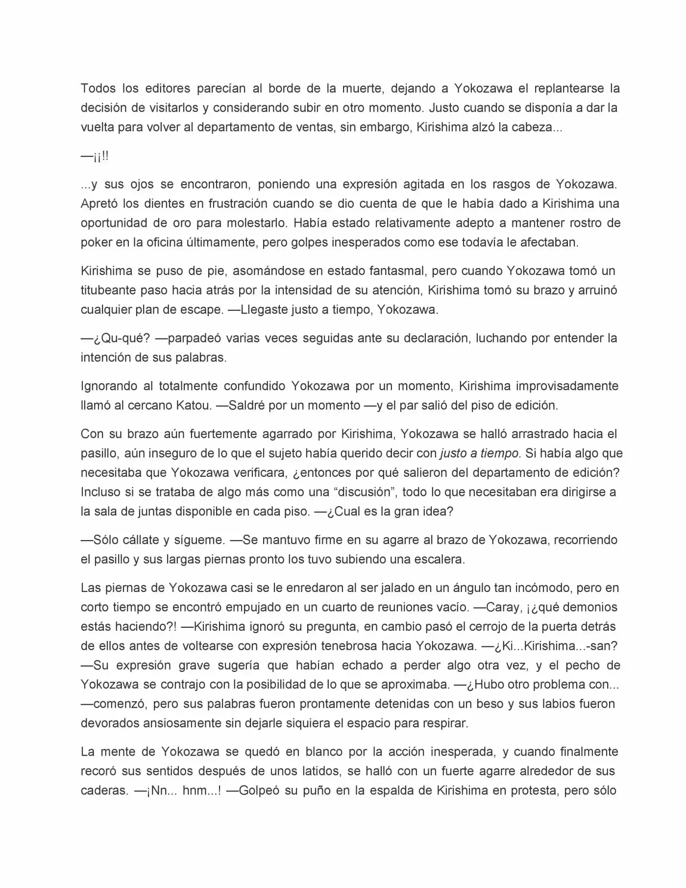 Sekaiichi Hatsukoi: Yokozawa Takafumi no Baai (Novela) (2011) - Capítulo 15 - Página 26 - LectorTMOo