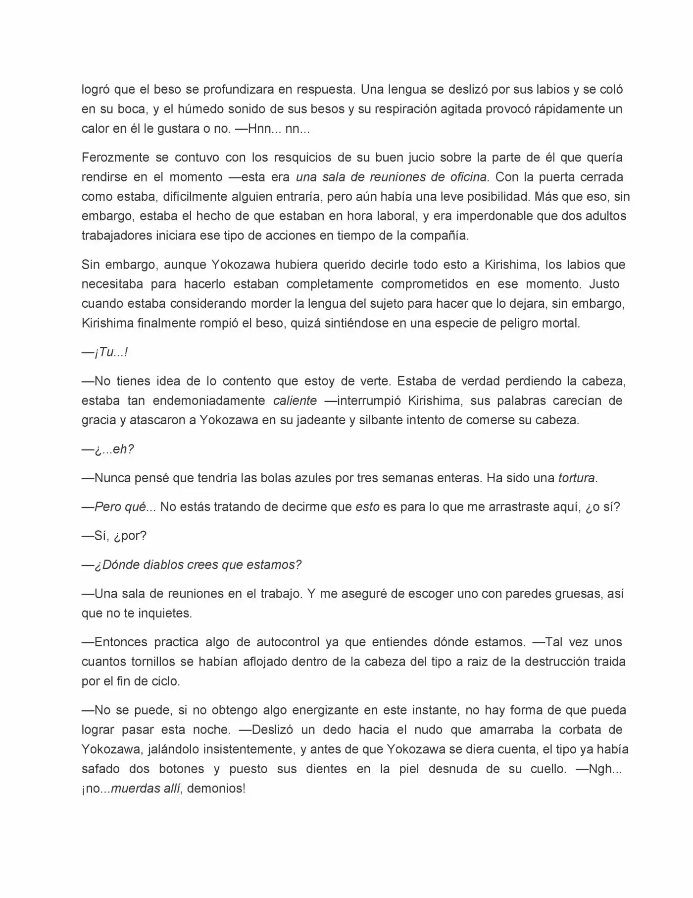 Sekaiichi Hatsukoi: Yokozawa Takafumi no Baai (Novela) (2011) - Capítulo 15 - Página 27 - LectorTMOo