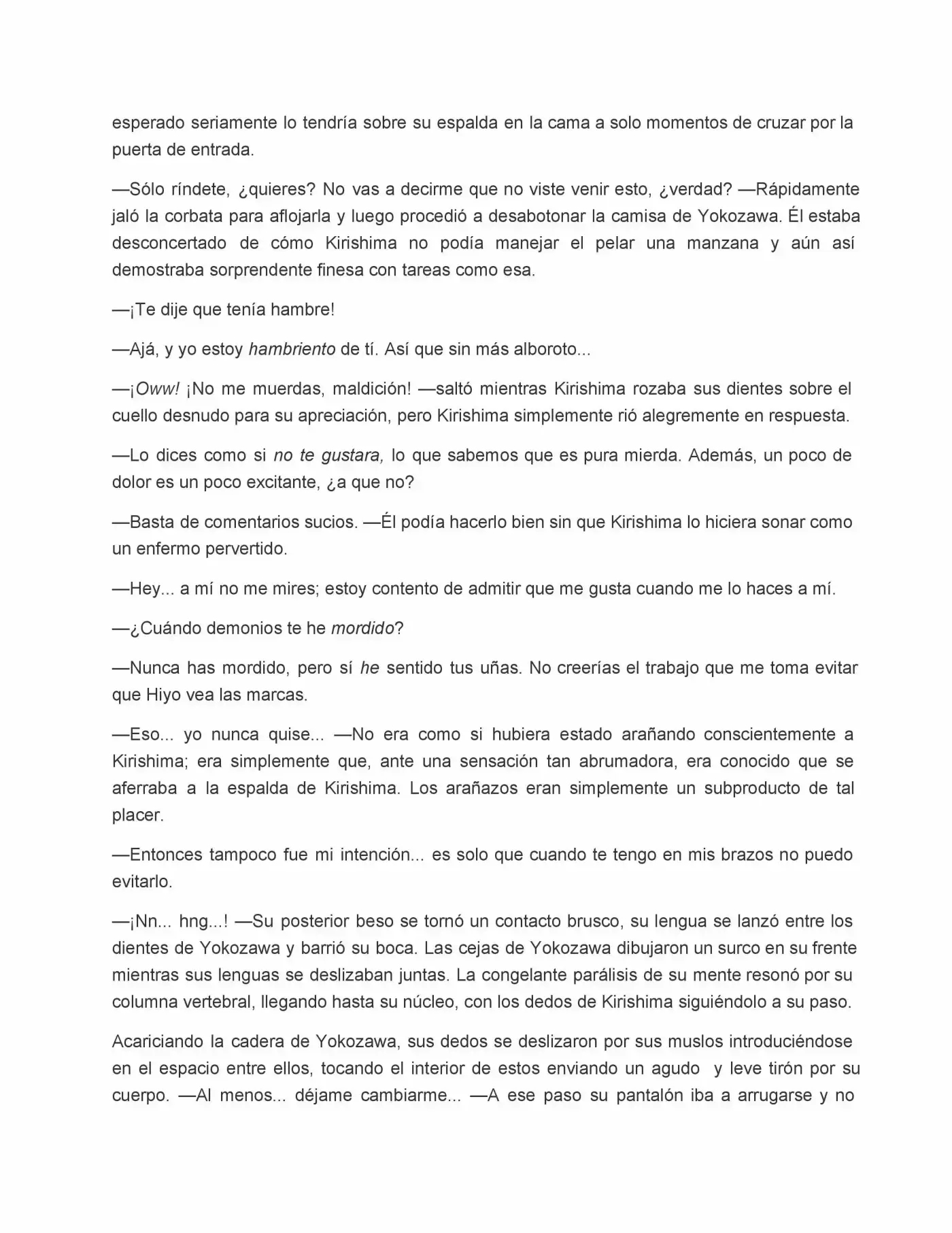 Sekaiichi Hatsukoi: Yokozawa Takafumi no Baai (Novela) (2011) - Capítulo 16 - Página 7 - LectorTMOo