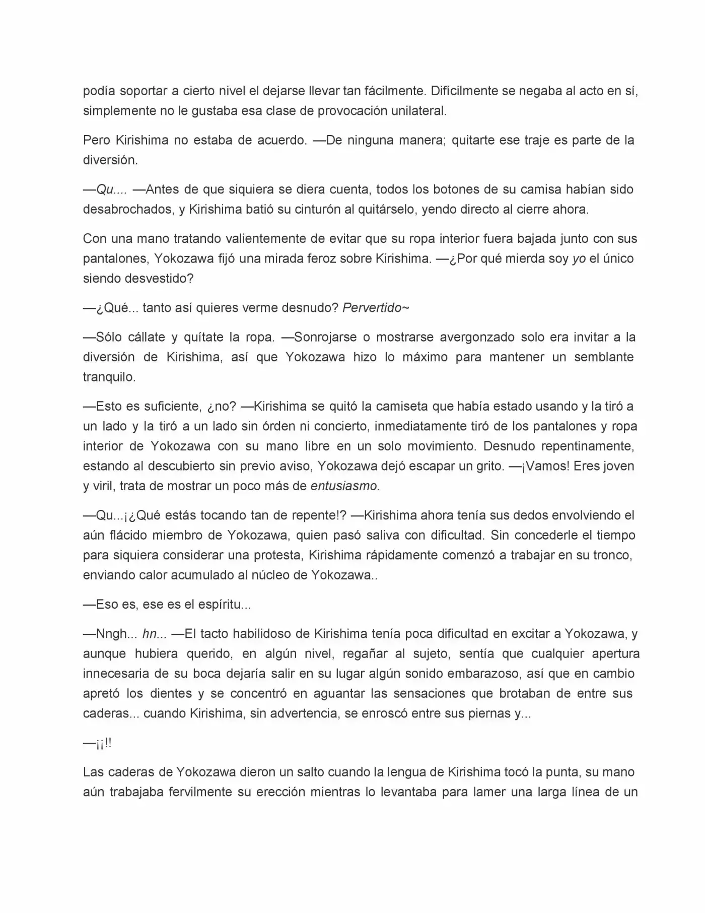 Sekaiichi Hatsukoi: Yokozawa Takafumi no Baai (Novela) (2011) - Capítulo 16 - Página 8 - LectorTMOo