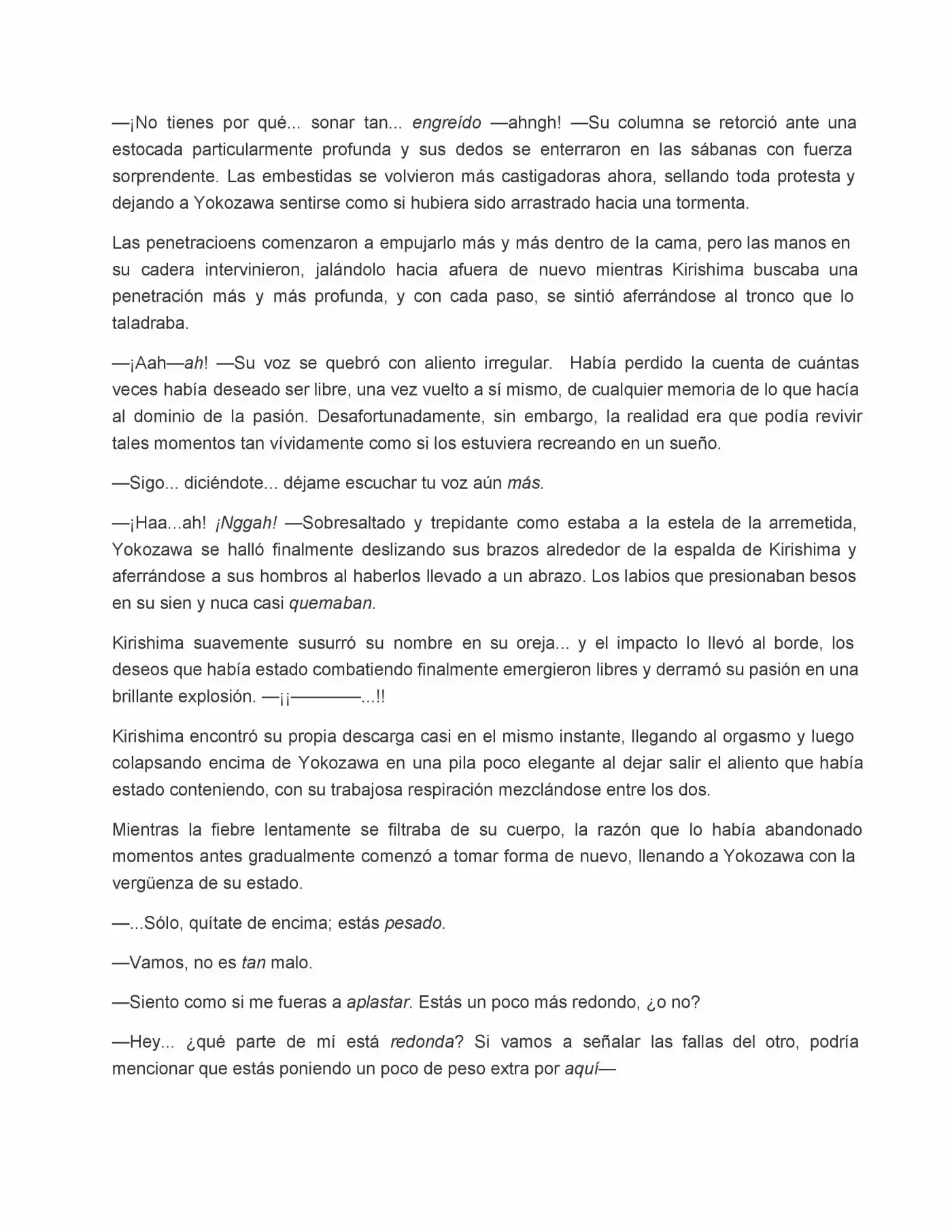 Sekaiichi Hatsukoi: Yokozawa Takafumi no Baai (Novela) (2011) - Capítulo 16 - Página 13 - LectorTMOo