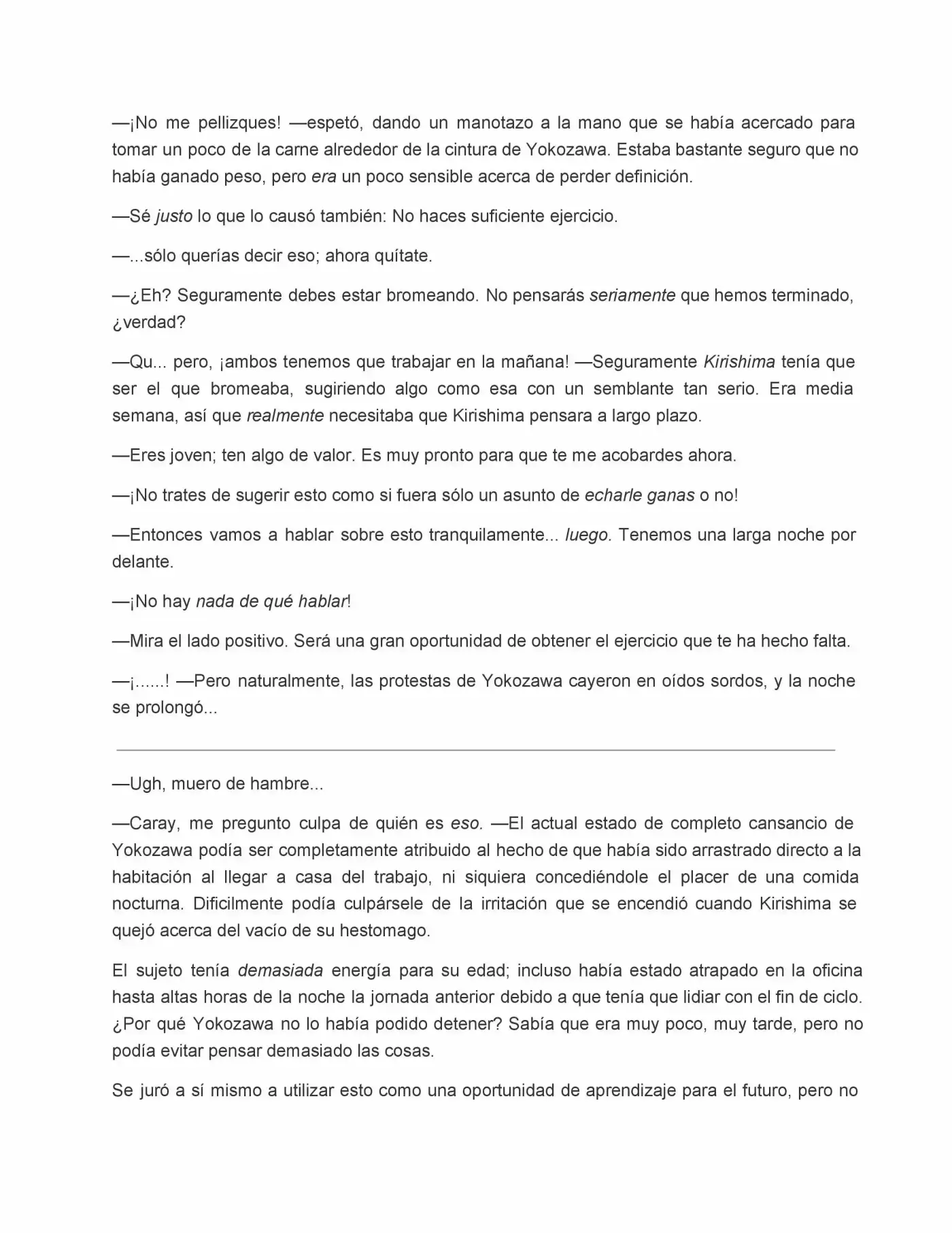 Sekaiichi Hatsukoi: Yokozawa Takafumi no Baai (Novela) (2011) - Capítulo 16 - Página 14 - LectorTMOo