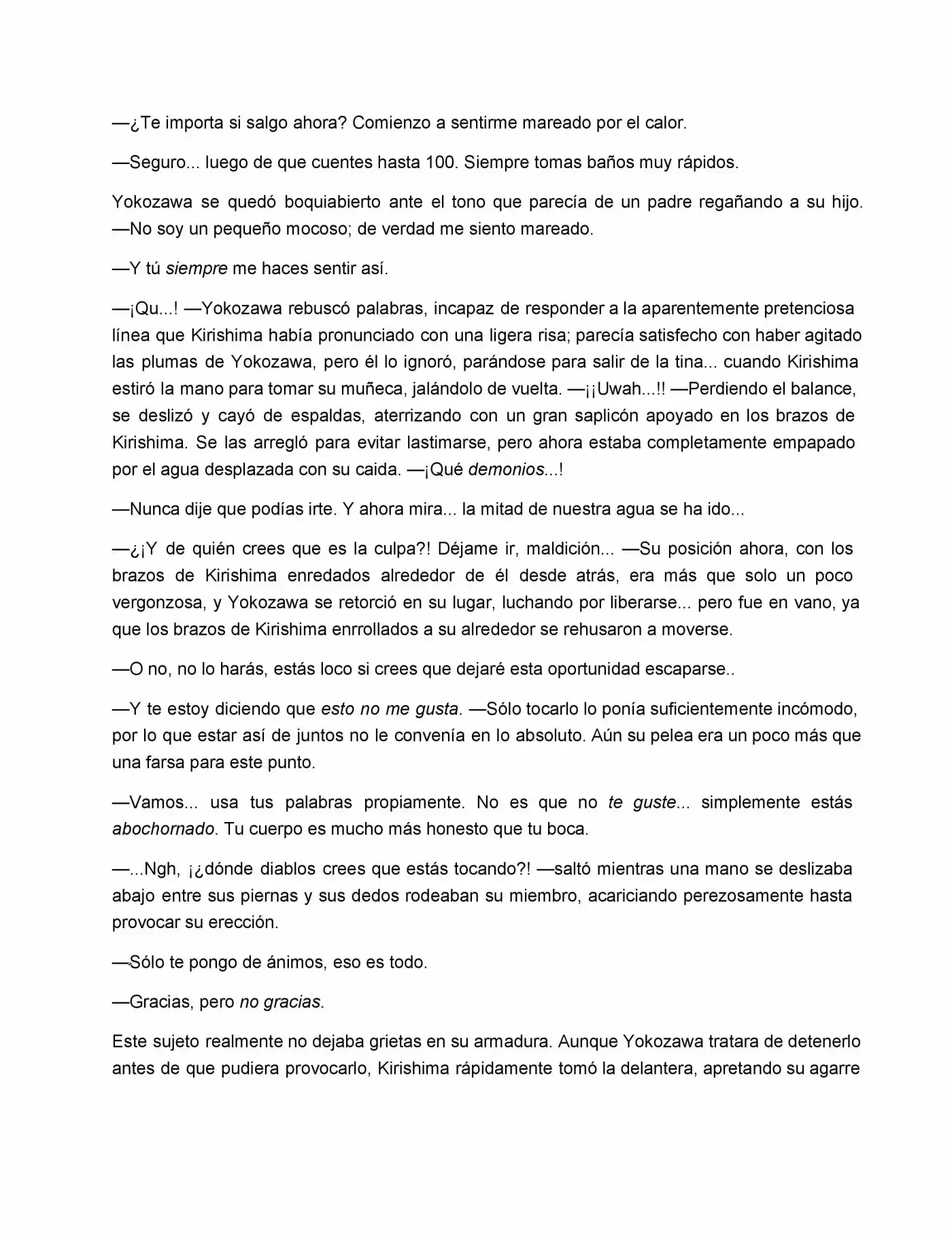 Sekaiichi Hatsukoi: Yokozawa Takafumi no Baai (Novela) (2011) - Capítulo 17 - Página 3 - LectorTMOo