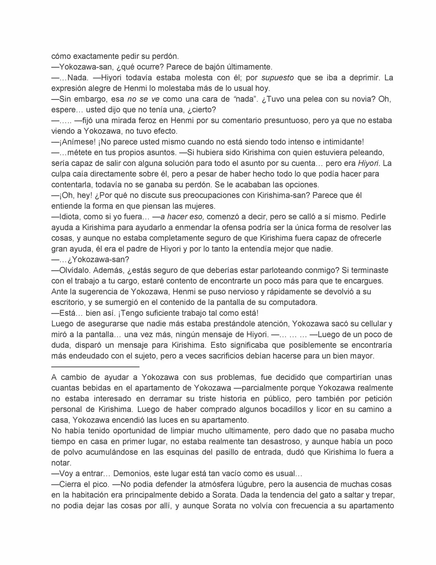 Sekaiichi Hatsukoi: Yokozawa Takafumi no Baai (Novela) (2011) - Capítulo 17 - Página 15 - LectorTMOo