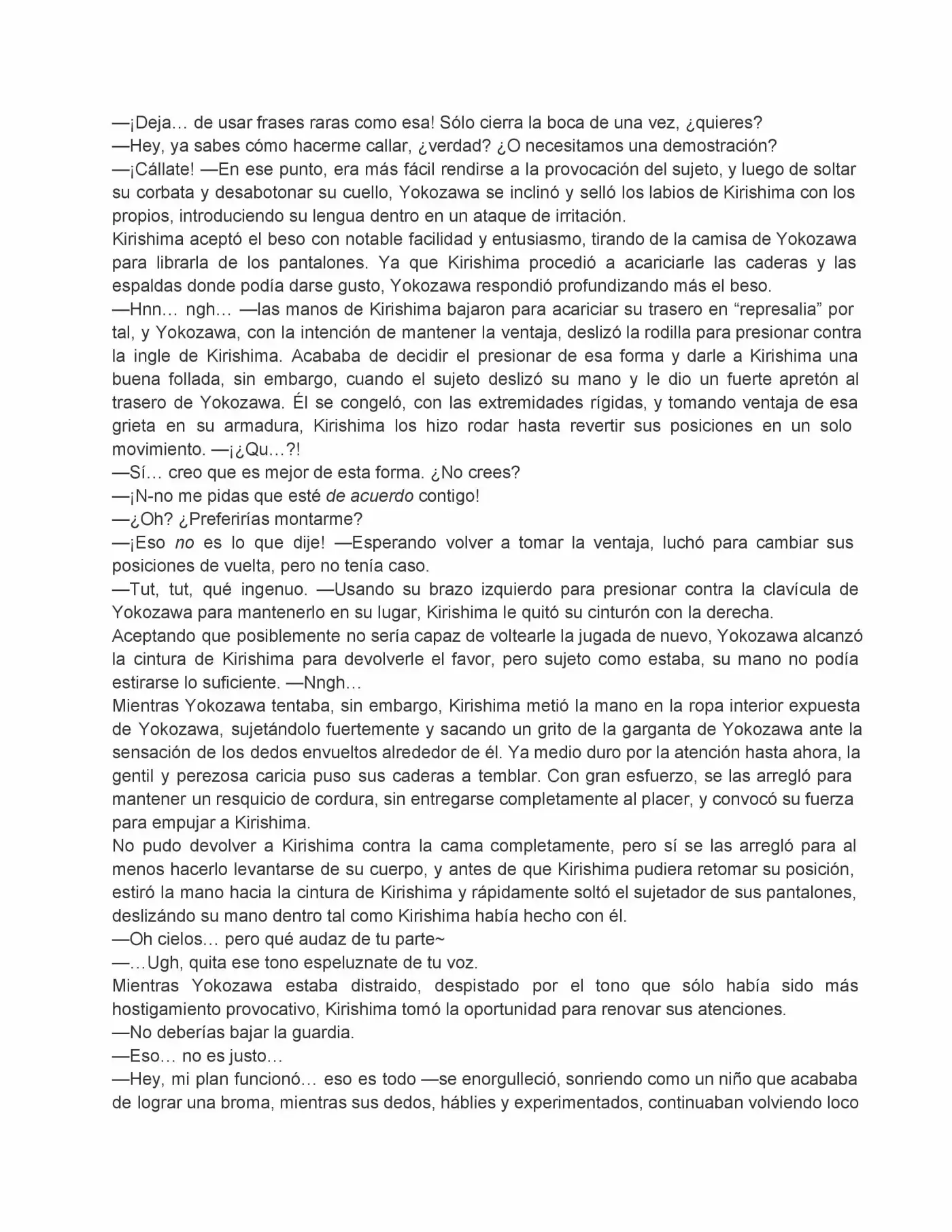 Sekaiichi Hatsukoi: Yokozawa Takafumi no Baai (Novela) (2011) - Capítulo 17 - Página 18 - LectorTMOo