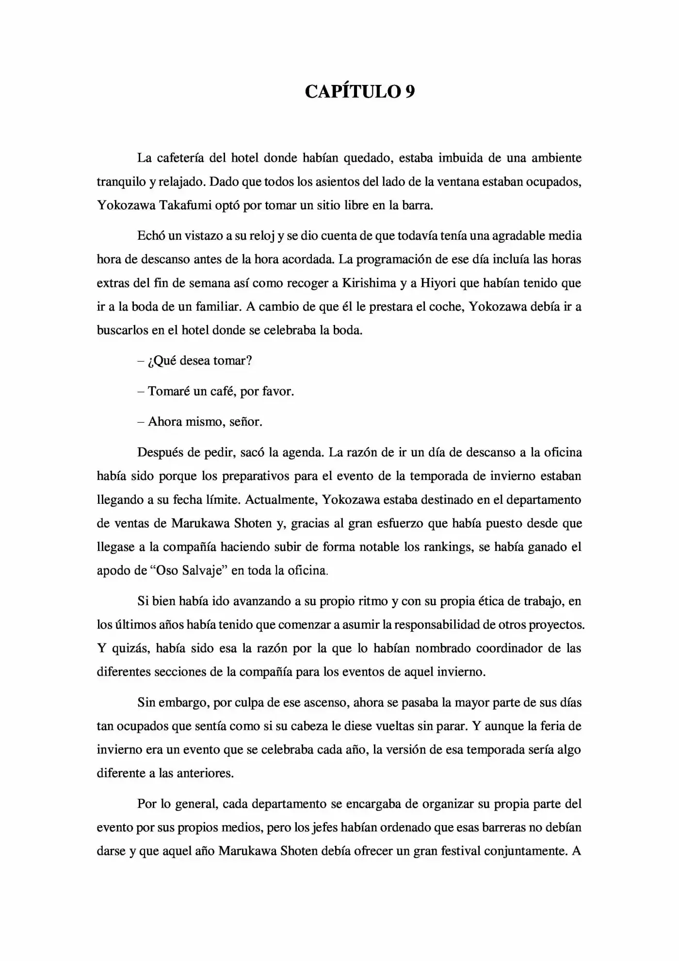 Sekaiichi Hatsukoi: Yokozawa Takafumi no Baai (Novela) (2011) - Capítulo 18 - Página 4 - LectorTMOo