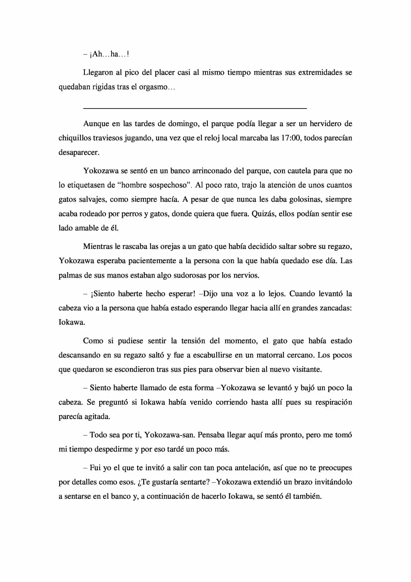 Sekaiichi Hatsukoi: Yokozawa Takafumi no Baai (Novela) (2011) - Capítulo 21 - Página 7 - LectorTMOo