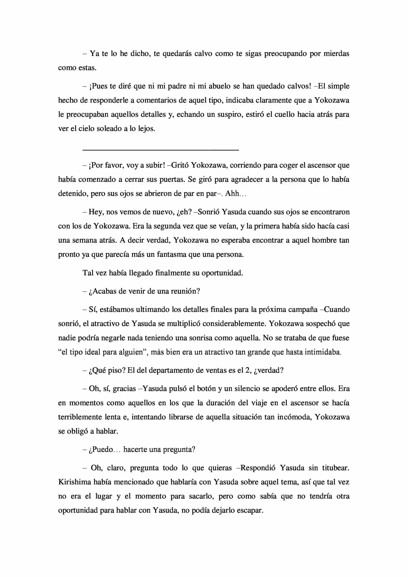 Sekaiichi Hatsukoi: Yokozawa Takafumi no Baai (Novela) (2011) - Capítulo 21 - Página 36 - LectorTMOo