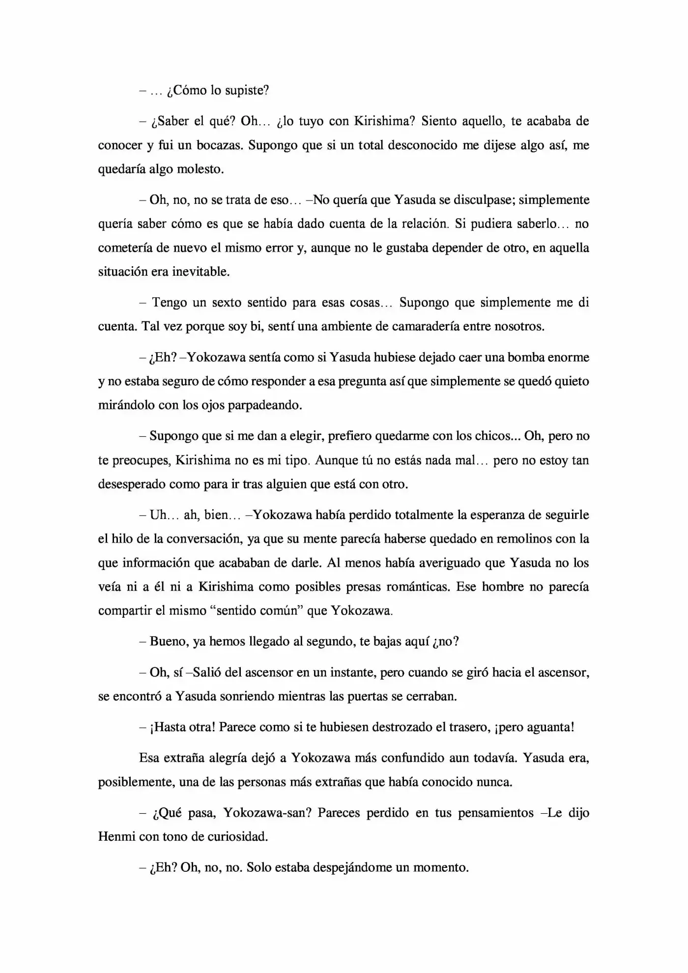 Sekaiichi Hatsukoi: Yokozawa Takafumi no Baai (Novela) (2011) - Capítulo 21 - Página 37 - LectorTMOo