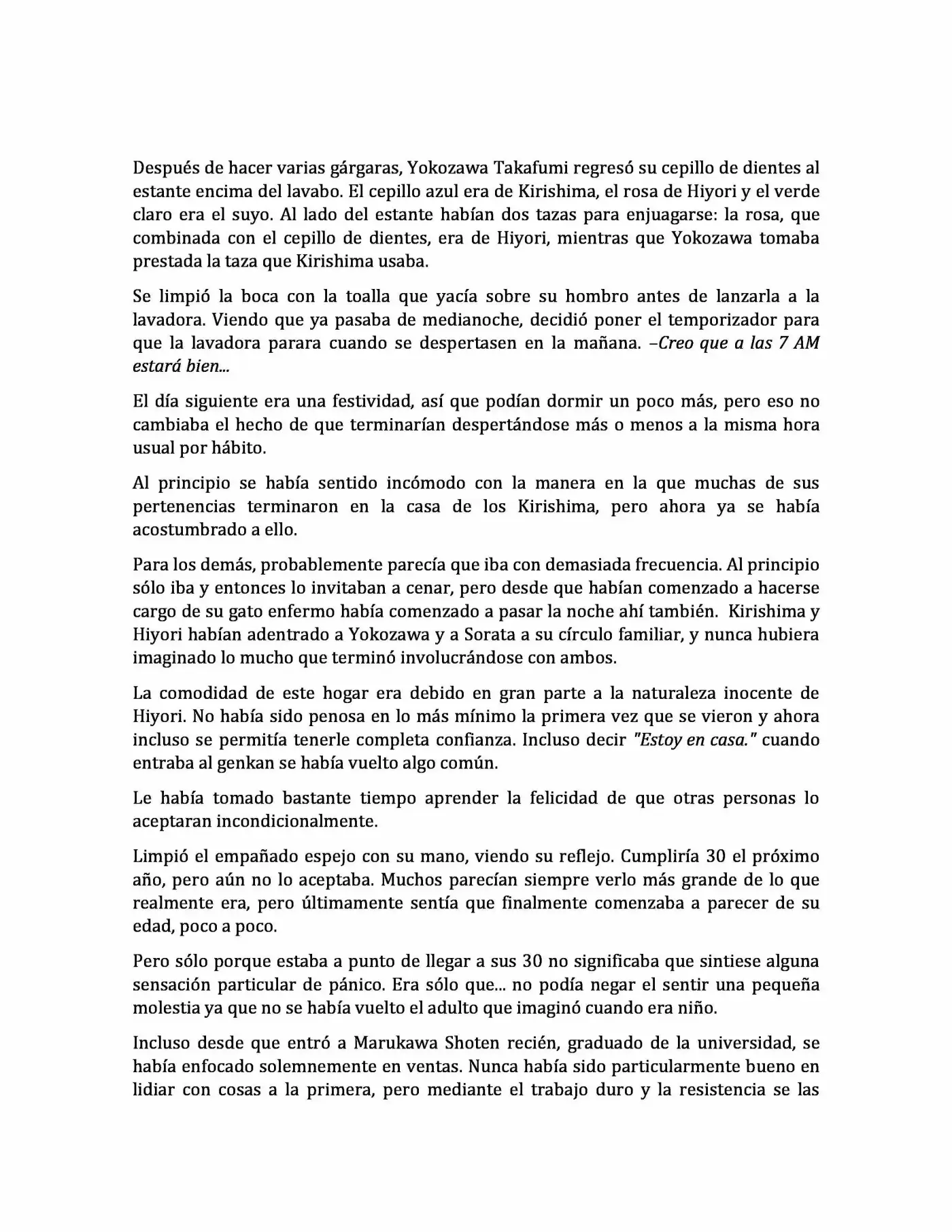 Sekaiichi Hatsukoi: Yokozawa Takafumi no Baai (Novela) (2011) - Capítulo 22 - Página 4 - LectorTMOo