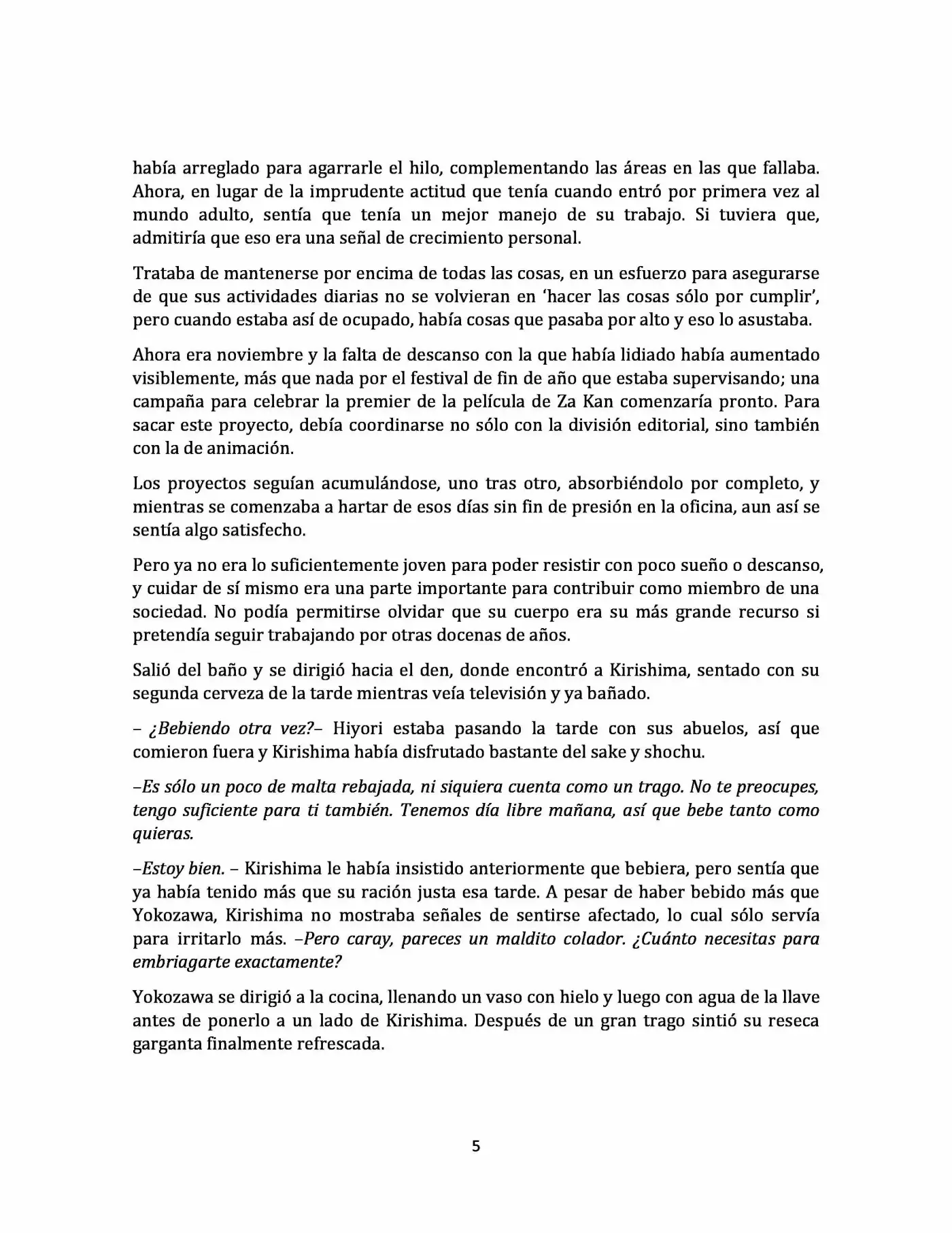 Sekaiichi Hatsukoi: Yokozawa Takafumi no Baai (Novela) (2011) - Capítulo 22 - Página 5 - LectorTMOo