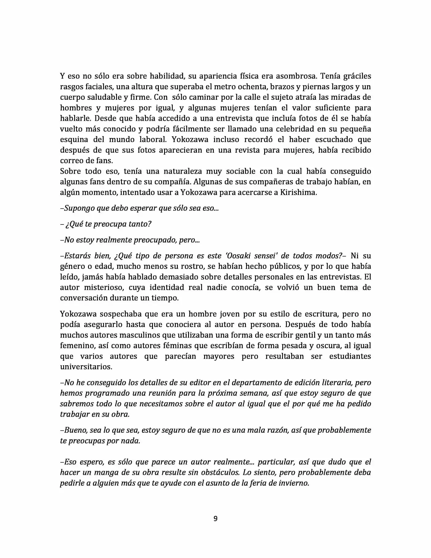 Sekaiichi Hatsukoi: Yokozawa Takafumi no Baai (Novela) (2011) - Capítulo 22 - Página 9 - LectorTMOo