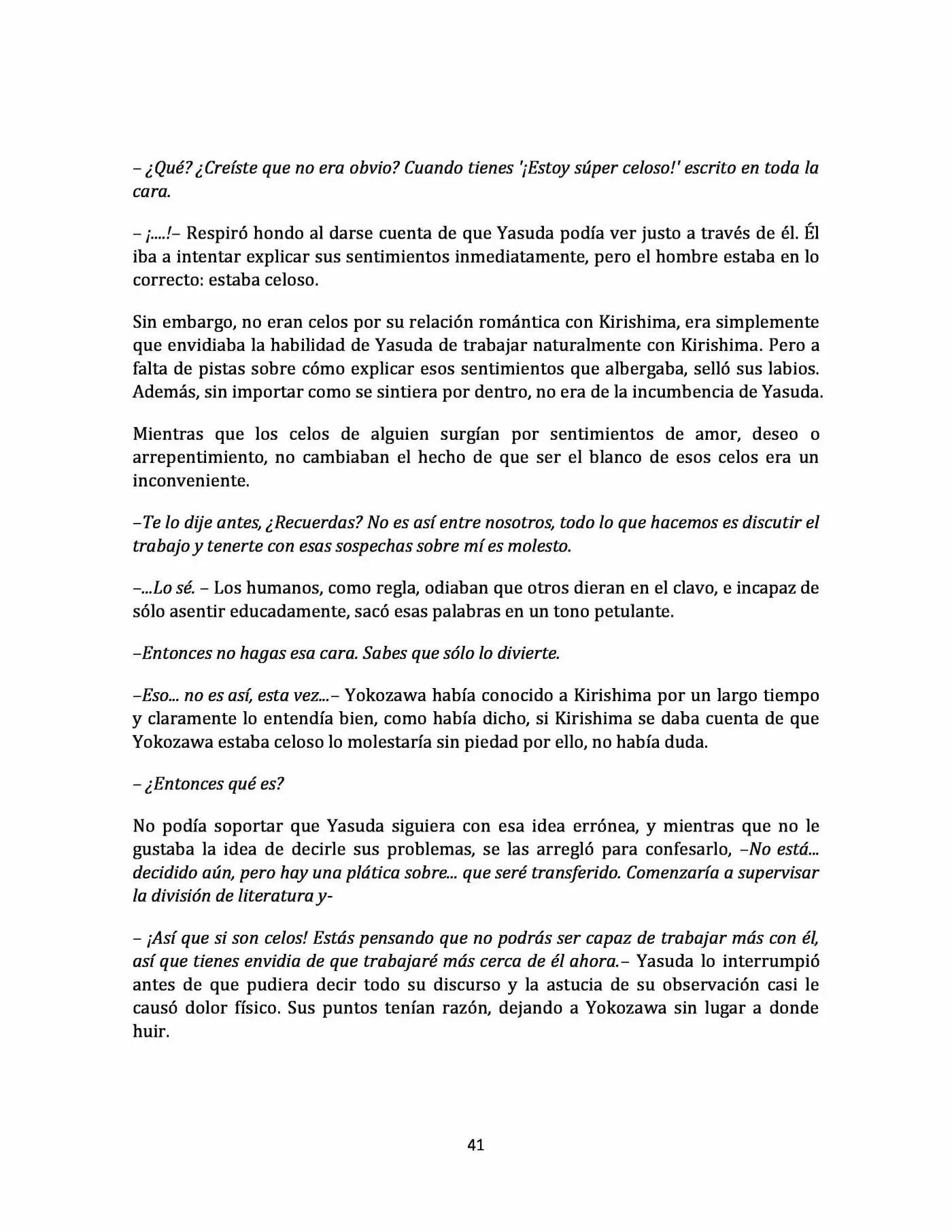 Sekaiichi Hatsukoi: Yokozawa Takafumi no Baai (Novela) (2011) - Capítulo 23 - Página 8 - LectorTMOo