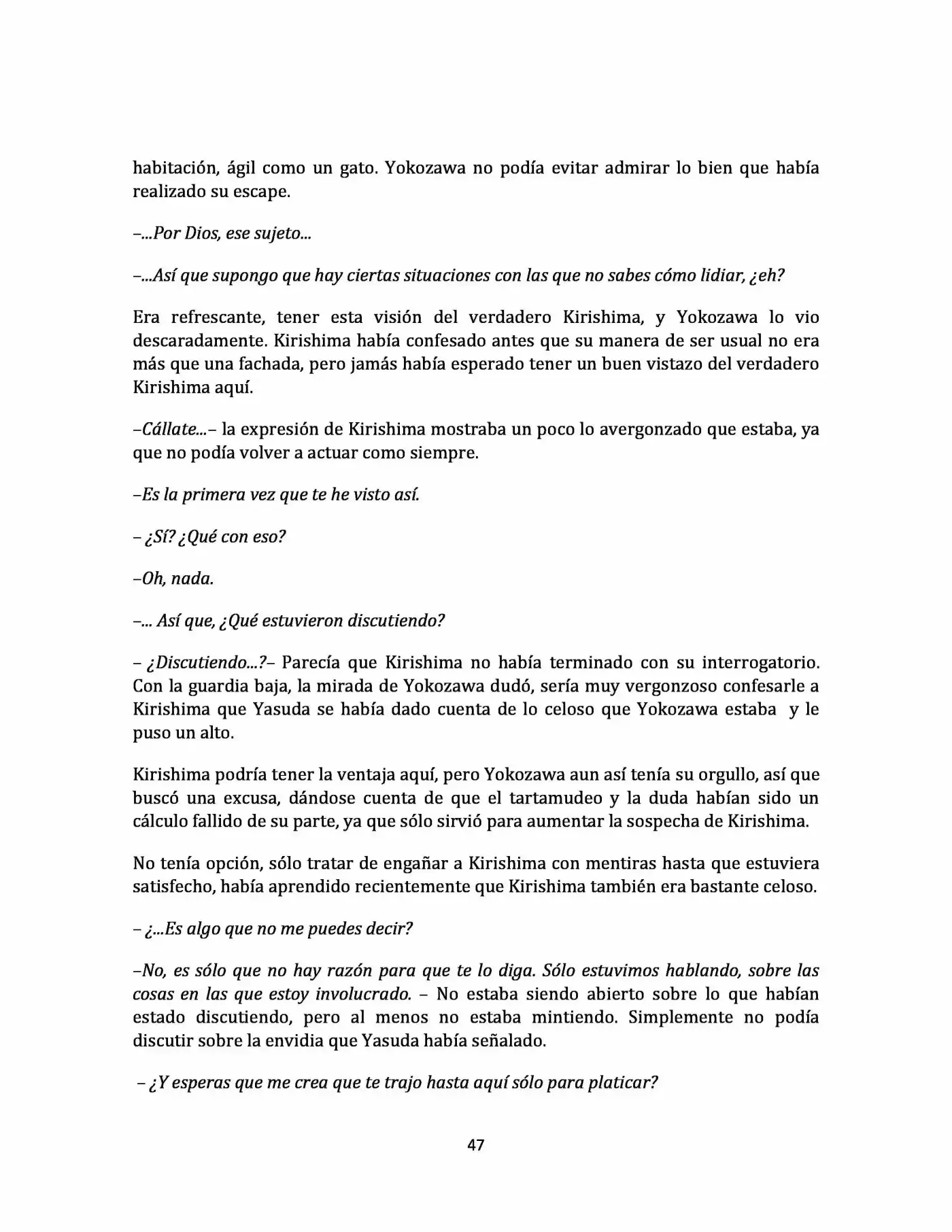 Sekaiichi Hatsukoi: Yokozawa Takafumi no Baai (Novela) (2011) - Capítulo 23 - Página 14 - LectorTMOo