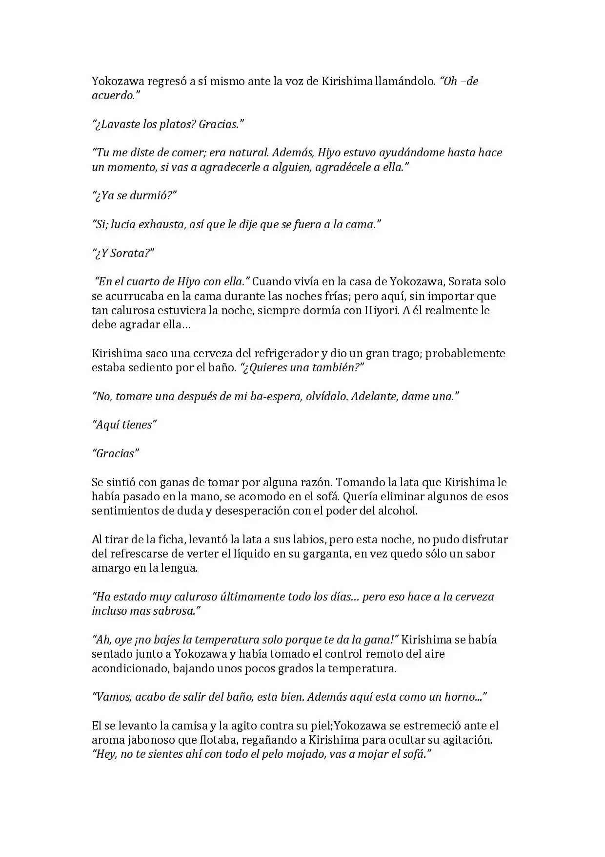 Sekaiichi Hatsukoi: Yokozawa Takafumi no Baai (Novela) (2011) - Capítulo 6 - Página 8 - LectorTMOo