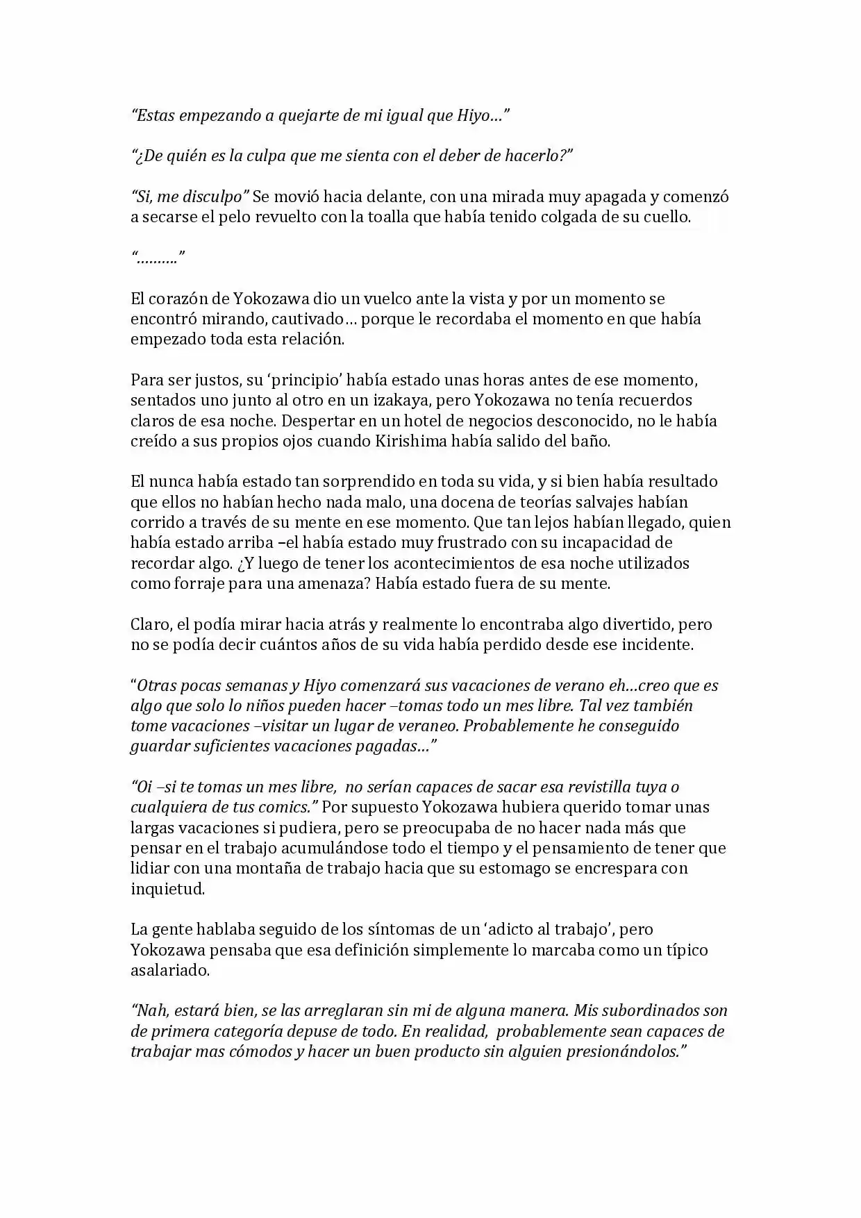 Sekaiichi Hatsukoi: Yokozawa Takafumi no Baai (Novela) (2011) - Capítulo 6 - Página 9 - LectorTMOo