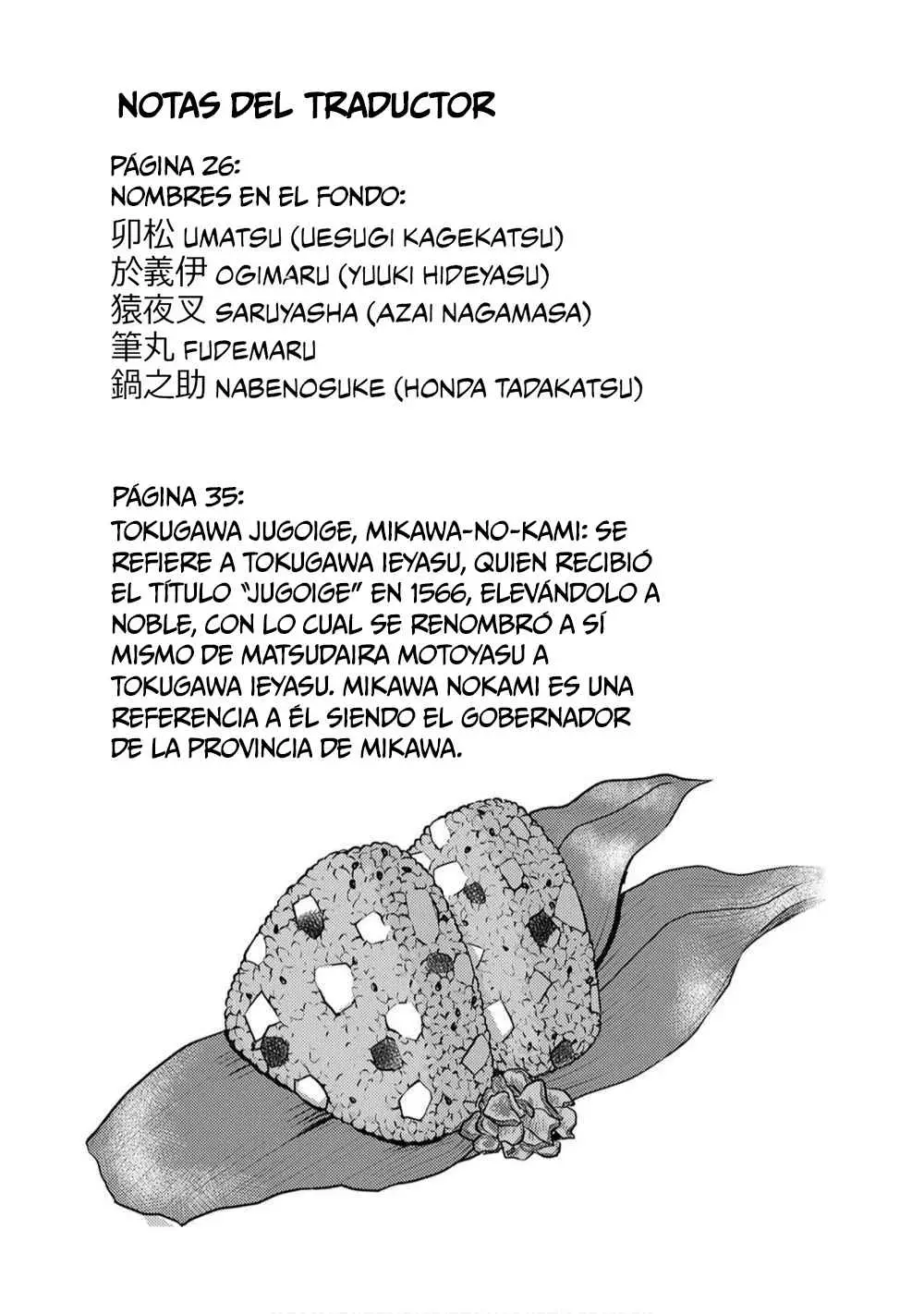 Sengoku Komachi Kuroutan: Noukou Giga - Capítulo 13 - Página 38 - LectorTMOo