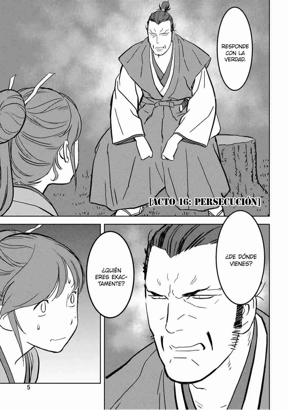 Sengoku Komachi Kuroutan: Noukou Giga - Capítulo 16 - Página 8 - LectorTMOo