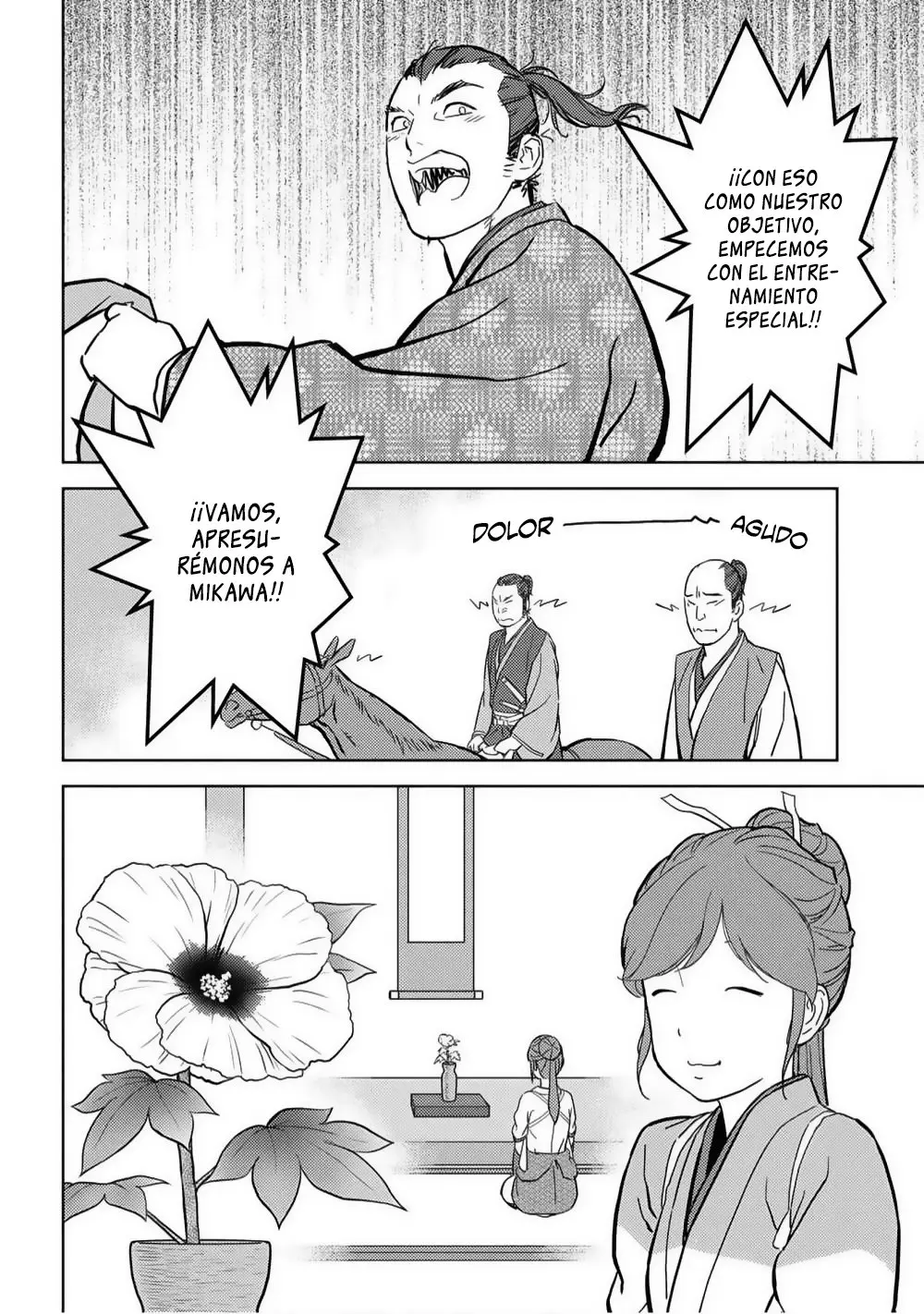 Sengoku Komachi Kuroutan: Noukou Giga - Capítulo 17 - Página 34 - LectorTMOo