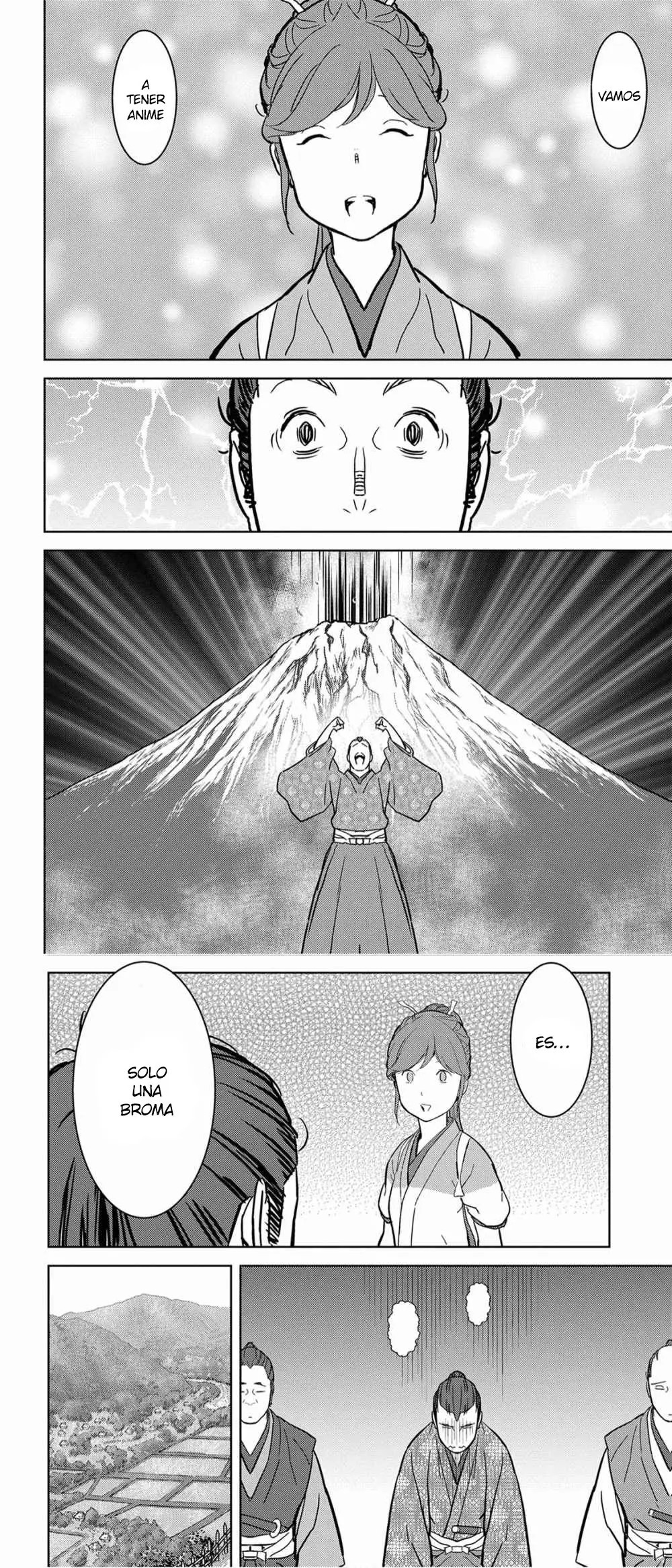 Sengoku Komachi Kuroutan: Noukou Giga - Capítulo 17 - Página 35 - LectorTMOo
