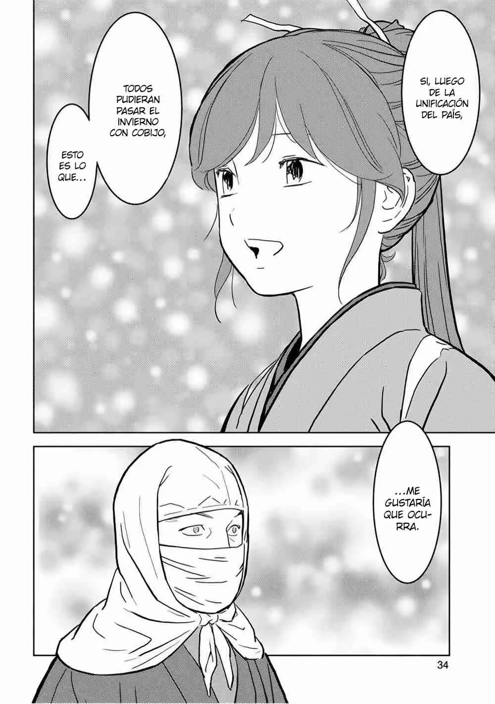 Sengoku Komachi Kuroutan: Noukou Giga - Capítulo 21 - Página 36 - LectorTMOo