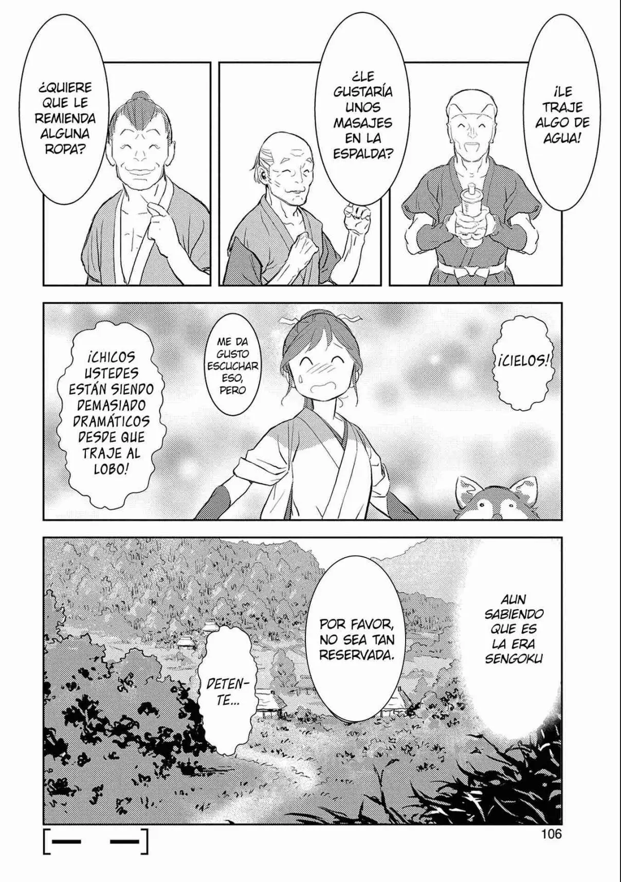 Sengoku Komachi Kuroutan: Noukou Giga - Capítulo 3 - Página 37 - LectorTMOo