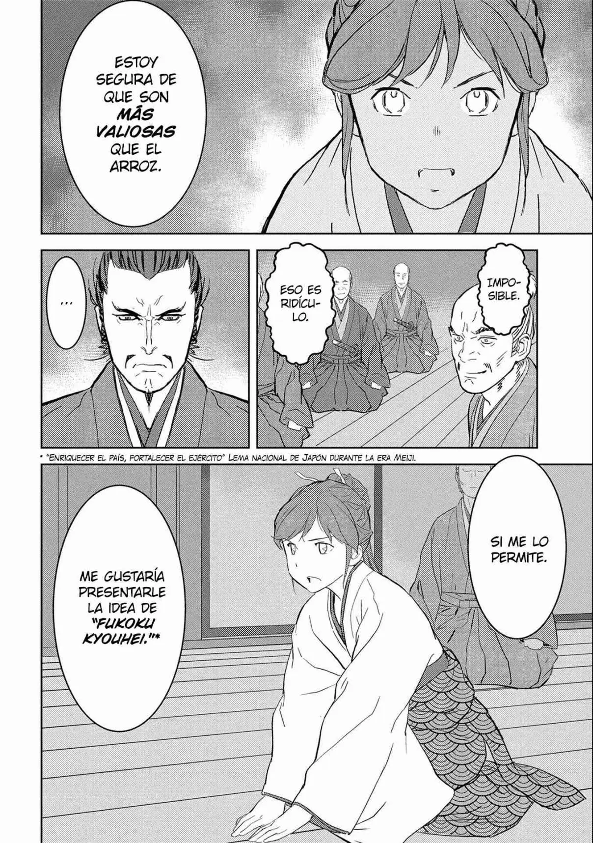Sengoku Komachi Kuroutan: Noukou Giga - Capítulo 5 - Página 18 - LectorTMOo