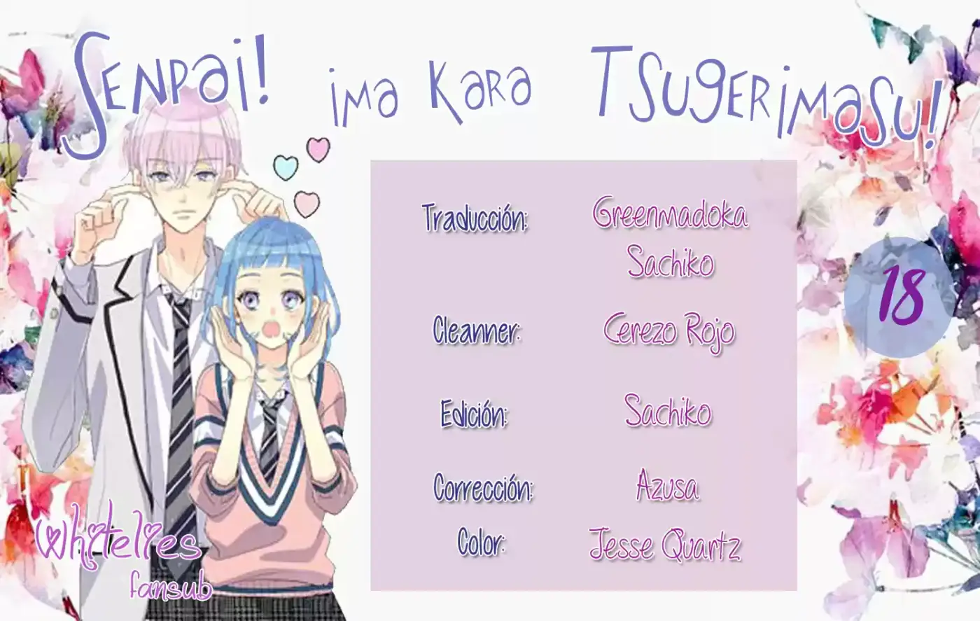 Senpai! Ima Kara Tsugerimasu! (2016) - Capítulo 18 - Página 1 - LectorTMOo