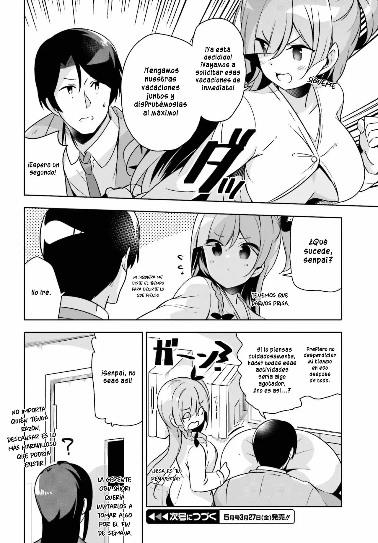 Senpai! Let's Have an Office Romance ♪ (2019) - Capítulo 11.1 - Página 7 - LectorTMOo