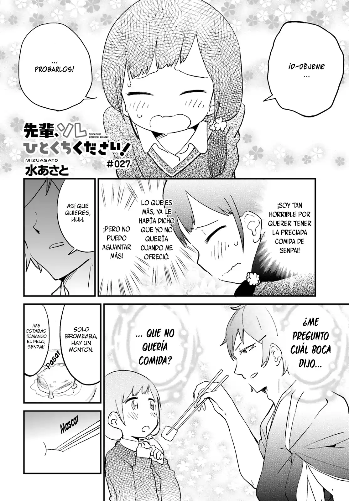 Senpai, Sore Hitokuchi Kudasai! (2015) - Capítulo 0.27 - Página 3 - LectorTMOo