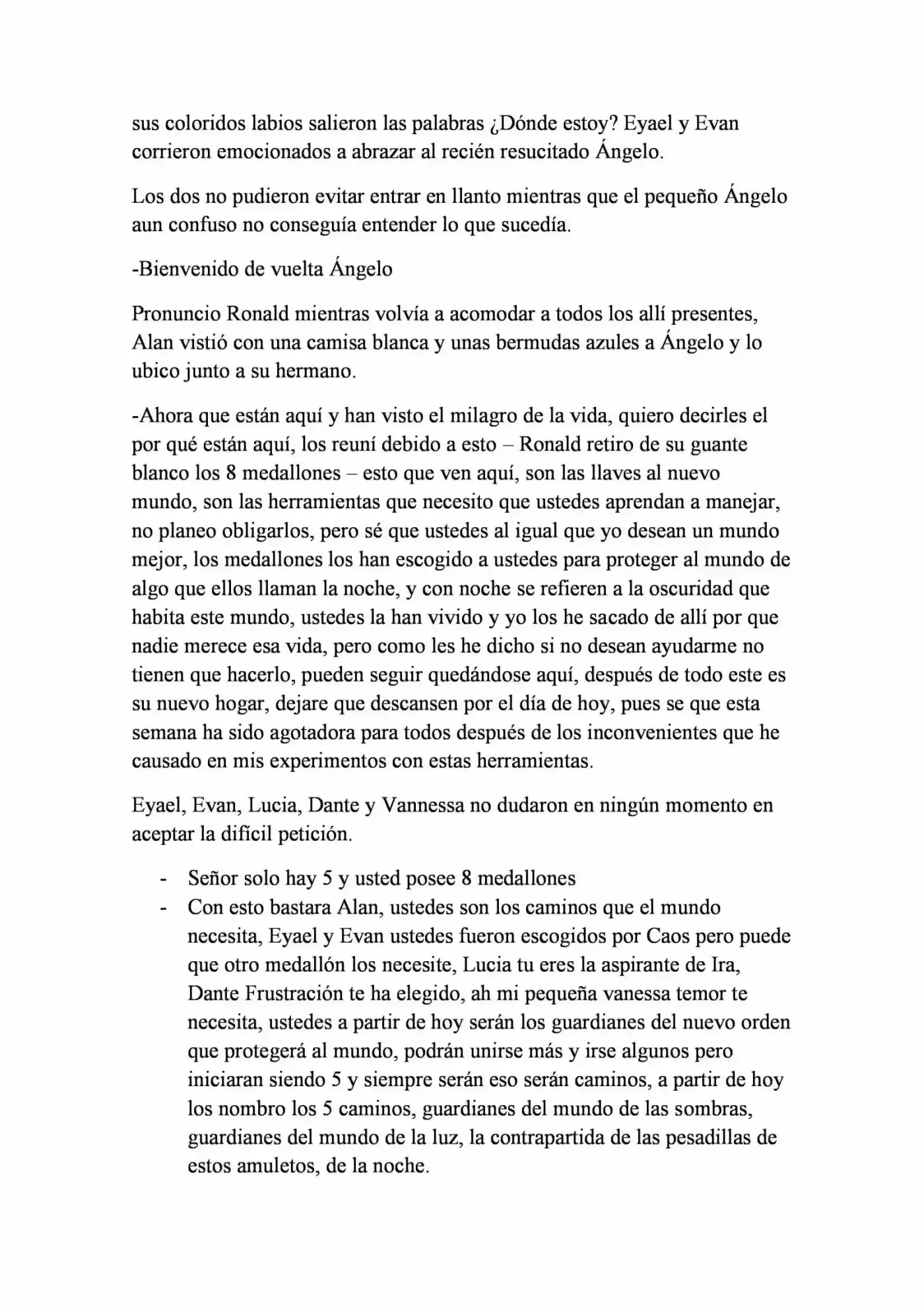 Sonríe, aun hay caos (Novela) (2016) - Capítulo 5 - Página 5 - LectorTMOo