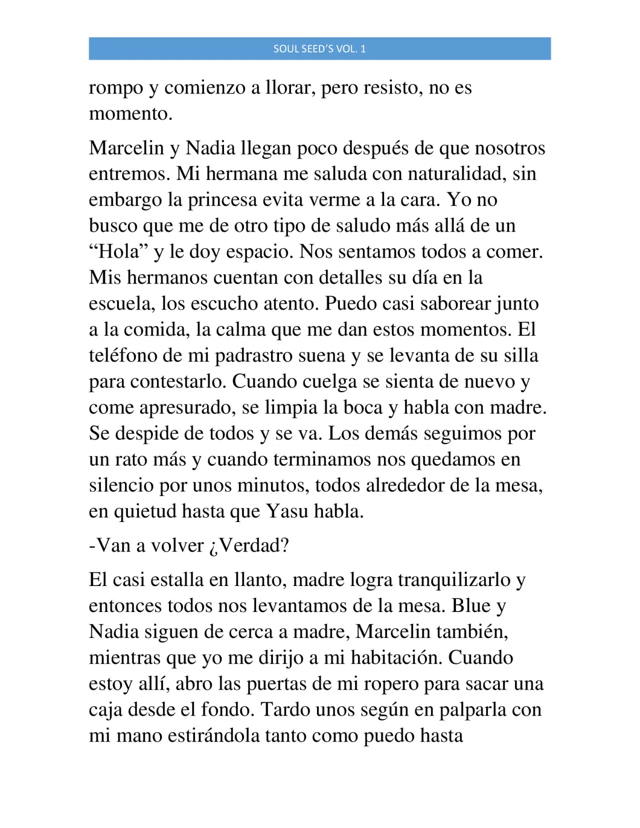 Soul Seed's (Novela) (2020) - Capítulo 13 - Página 5 - LectorTMOo