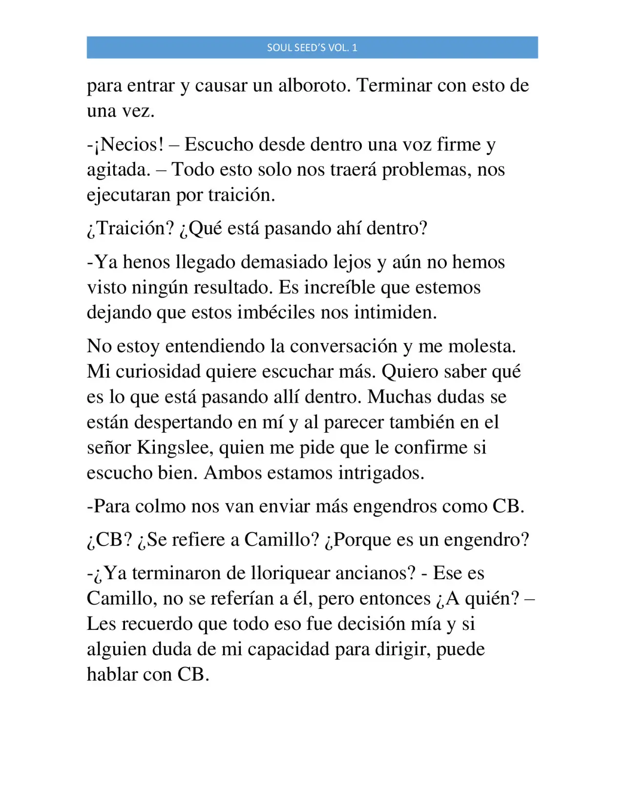 Soul Seed's (Novela) (2020) - Capítulo 14 - Página 7 - LectorTMOo