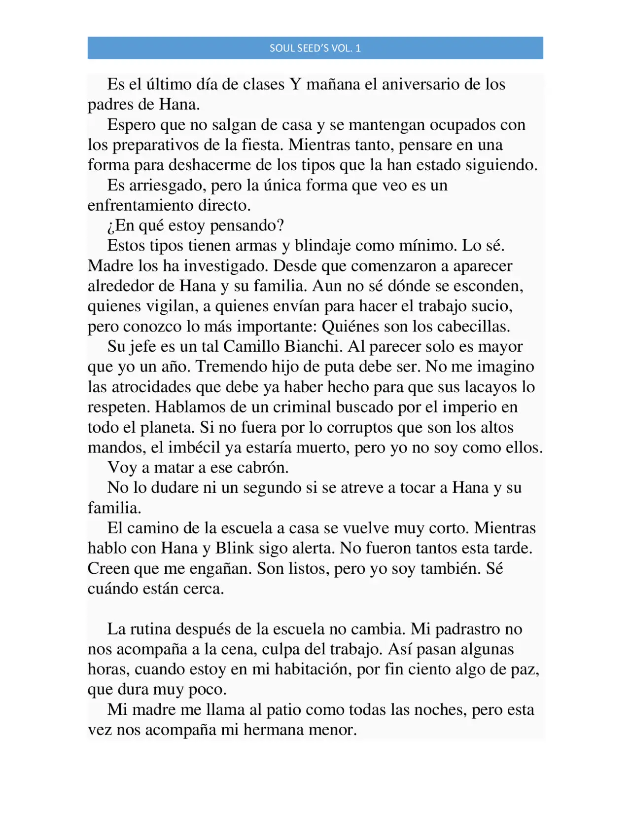 Soul Seed's (Novela) (2020) - Capítulo 3 - Página 3 - LectorTMOo