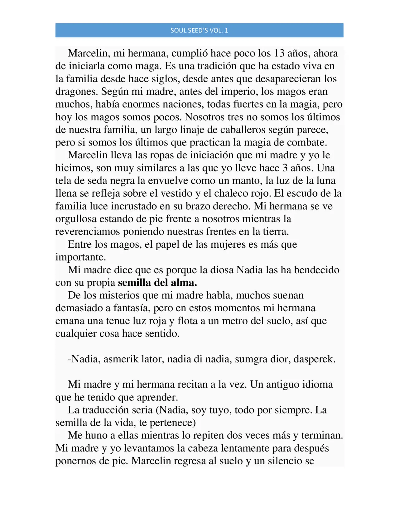 Soul Seed's (Novela) (2020) - Capítulo 3 - Página 4 - LectorTMOo