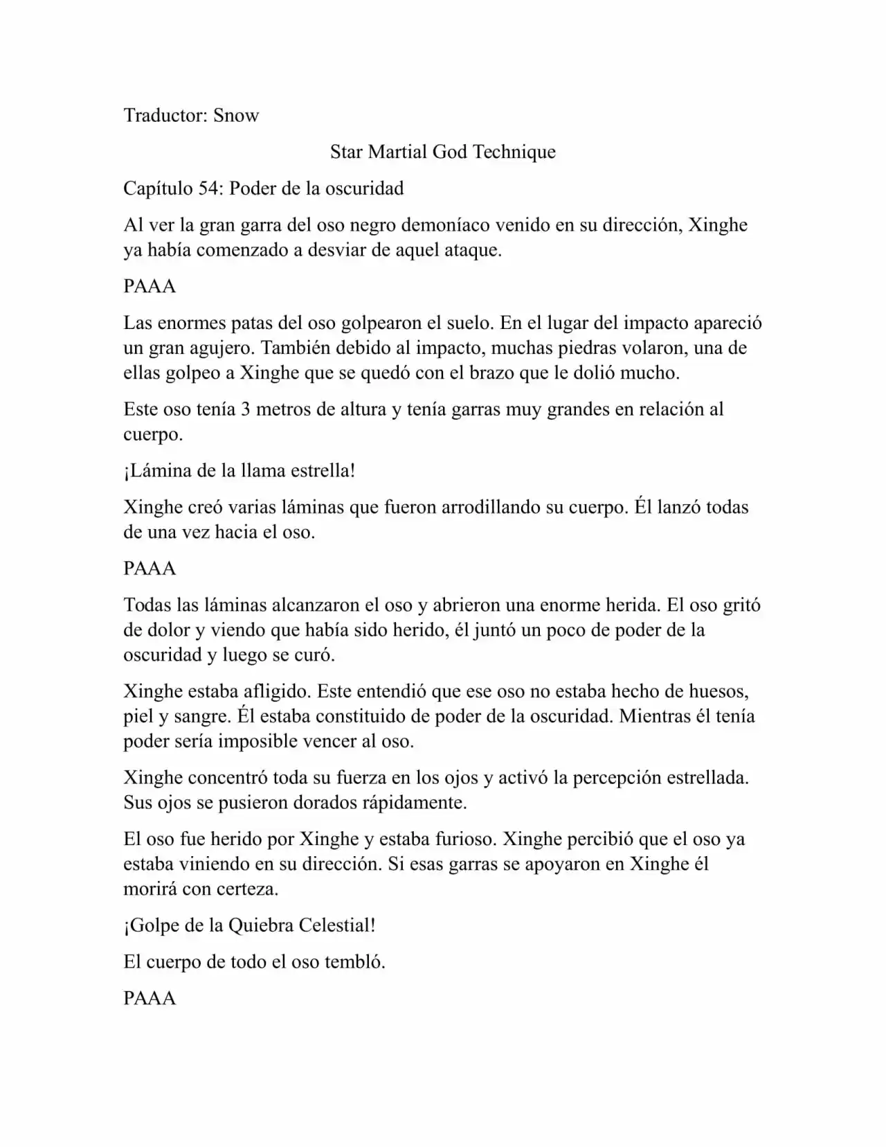 Star Martial God Technique Novela (2016) - Capítulo 54 - Página 1 - LectorTMOo