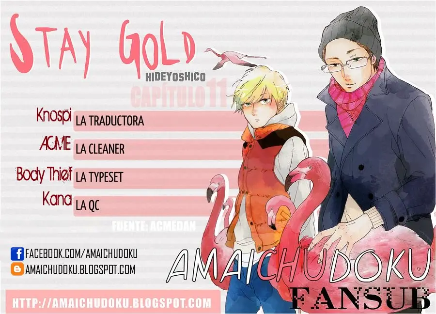 Stay Gold - Capítulo 11 - Página 1 - LectorTMOo
