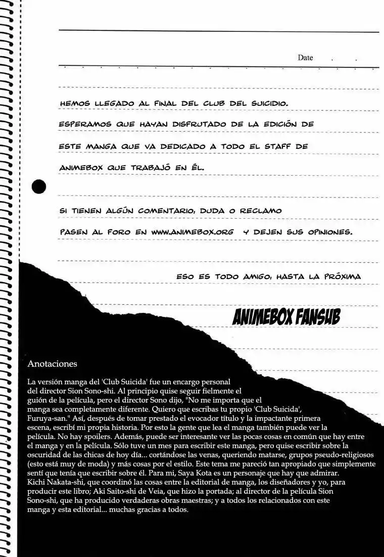 Suicide club (2002) - Capítulo 6 - Página 24 - LectorTMOo