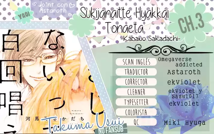 Sukijanaitte Hyakkai Tonaeta (2016) - Capítulo 3 - Página 28 - LectorTMOo
