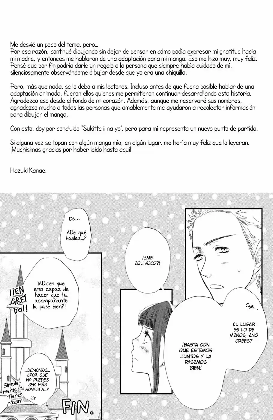 Sukitte Ii na yo (2008) - Capítulo 72.5 - Página 7 - LectorTMOo