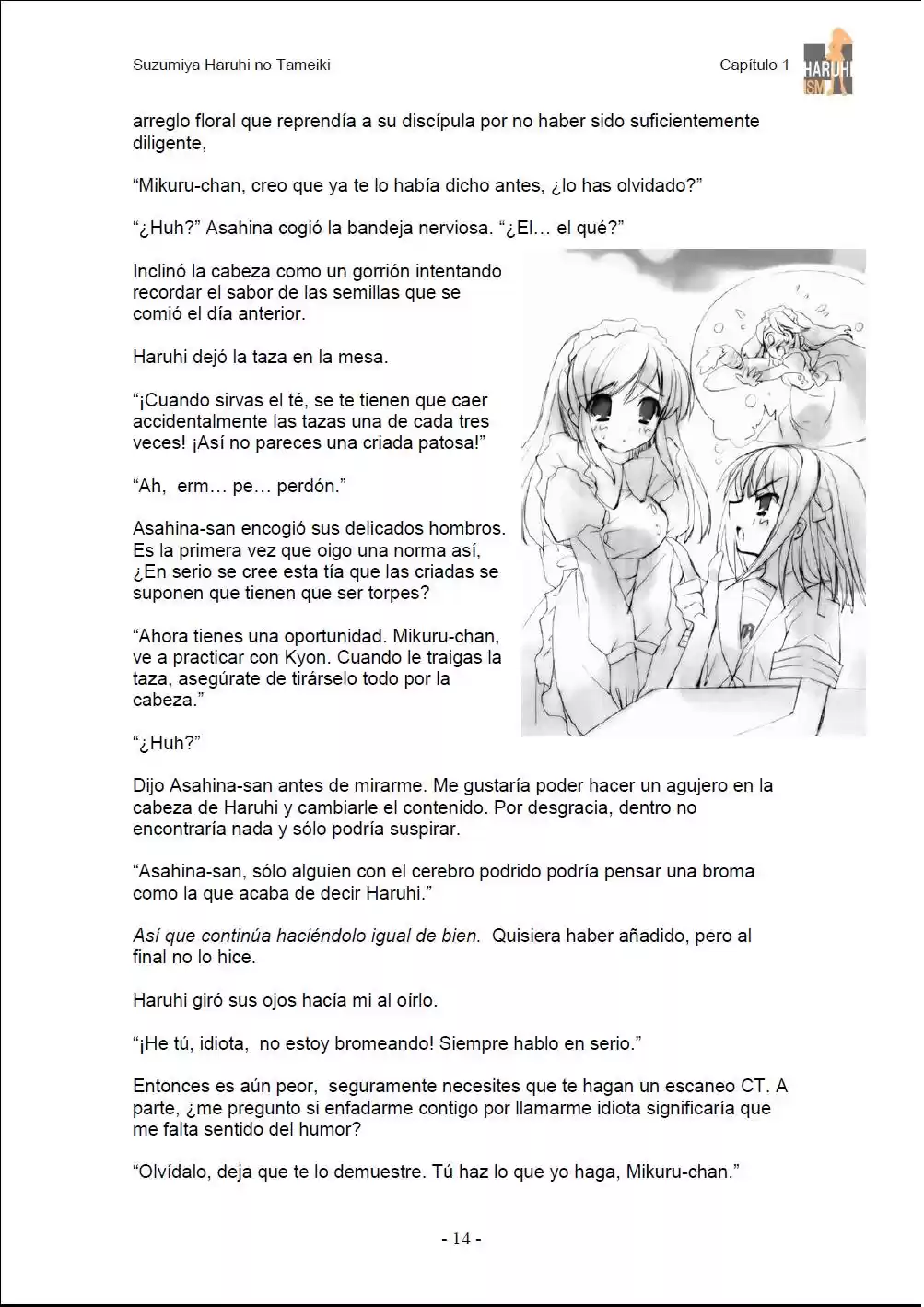 Suzumiya Haruhi no Yuuutsu (Novela) (2003) - Capítulo 10 - Página 5 - LectorTMOo