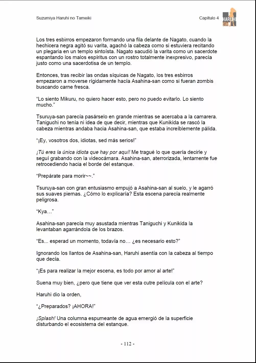 Suzumiya Haruhi no Yuuutsu (Novela) (2003) - Capítulo 13 - Página 17 - LectorTMOo
