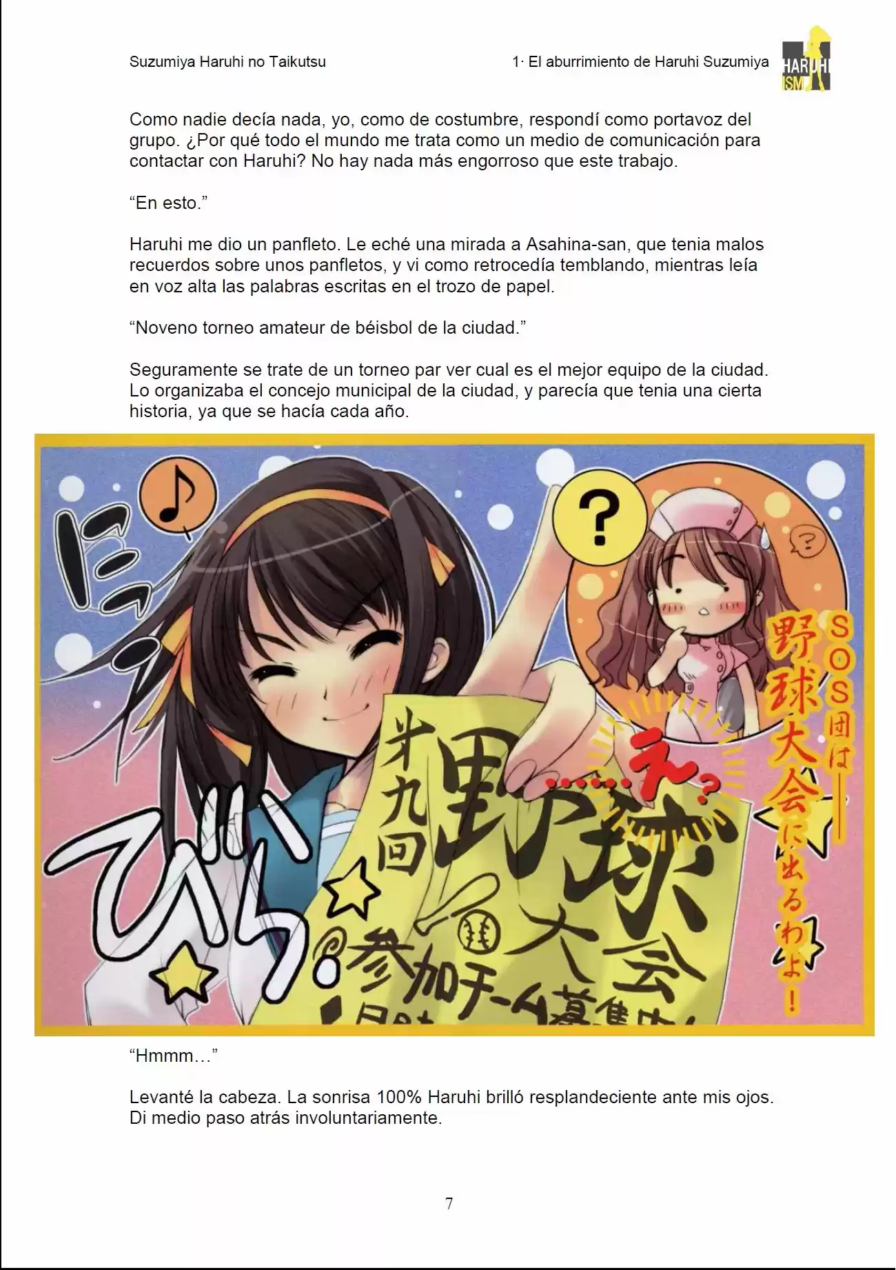 Suzumiya Haruhi no Yuuutsu (Novela) (2003) - Capítulo 16 - Página 7 - LectorTMOo