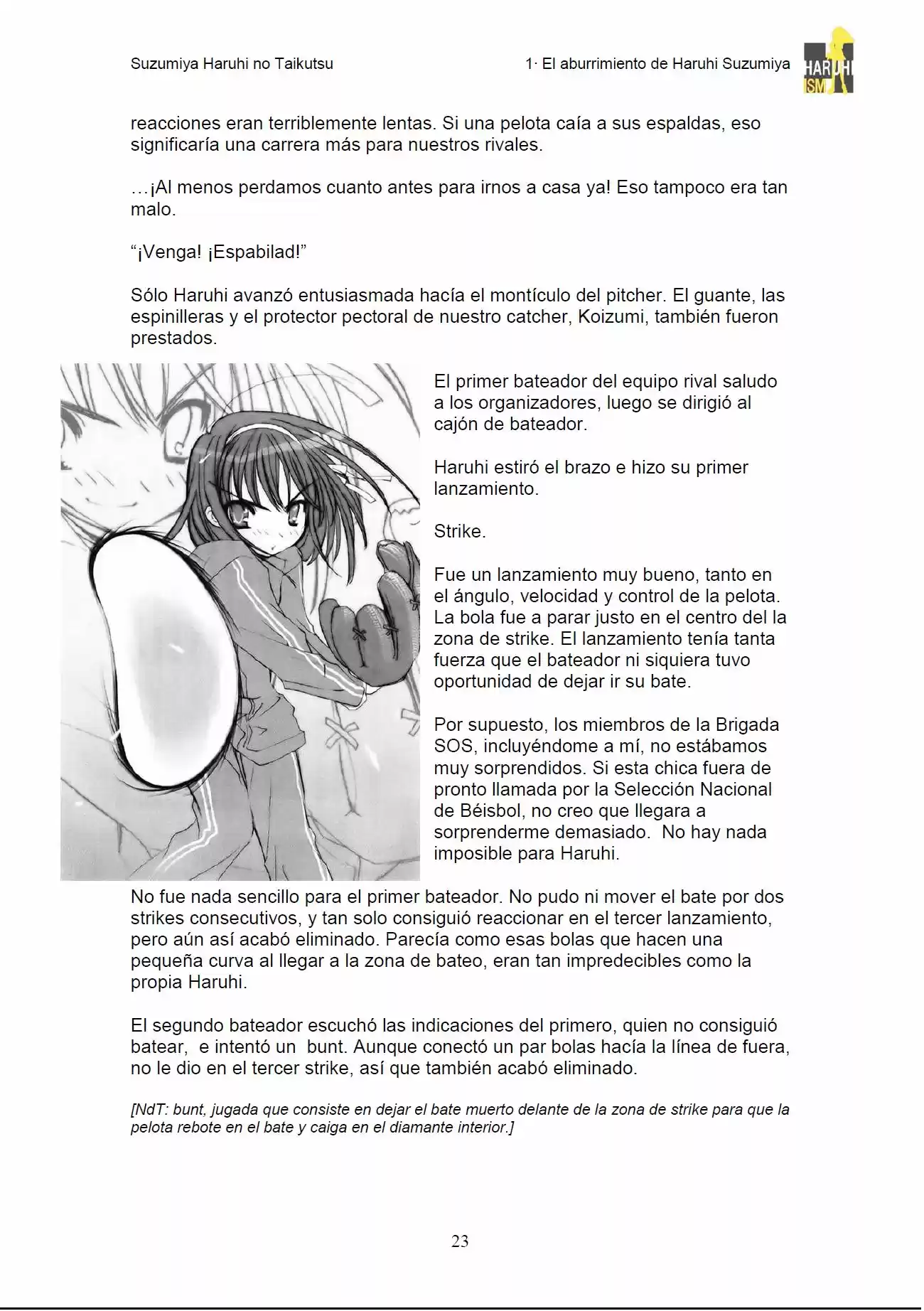 Suzumiya Haruhi no Yuuutsu (Novela) (2003) - Capítulo 16 - Página 23 - LectorTMOo
