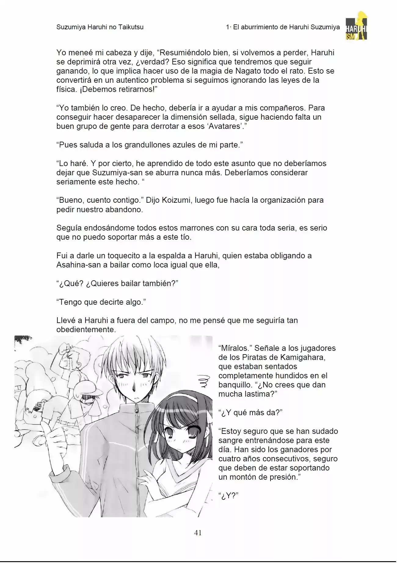Suzumiya Haruhi no Yuuutsu (Novela) (2003) - Capítulo 16 - Página 41 - LectorTMOo