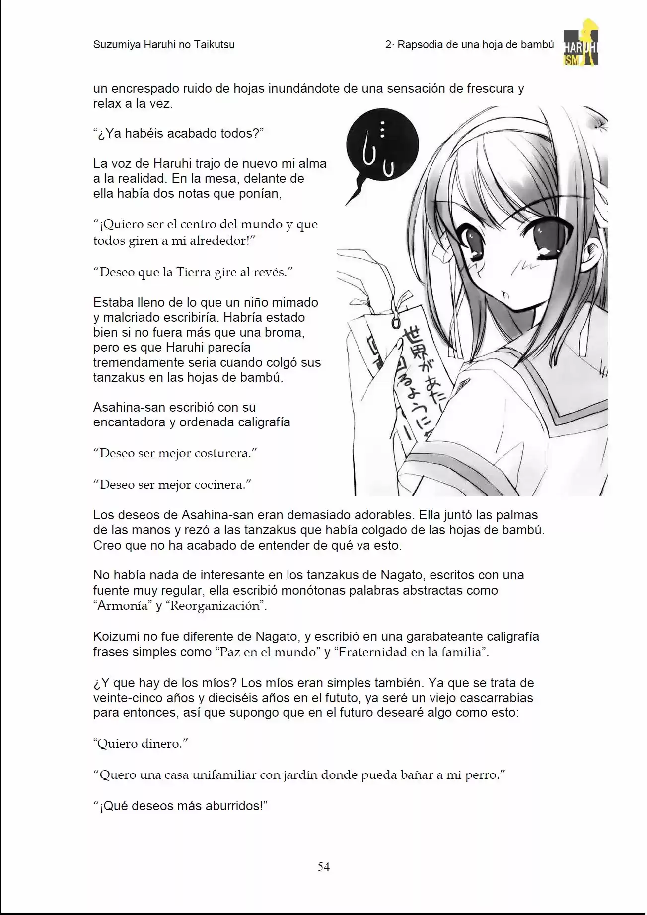 Suzumiya Haruhi no Yuuutsu (Novela) (2003) - Capítulo 17 - Página 10 - LectorTMOo