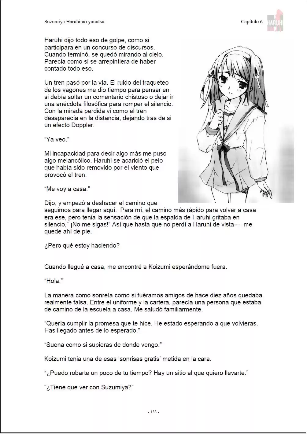 Suzumiya Haruhi no Yuuutsu (Novela) (2003) - Capítulo 6 - Página 13 - LectorTMOo