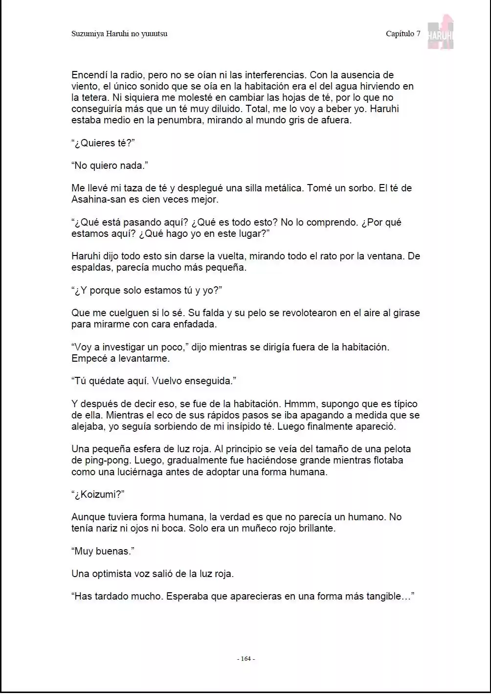 Suzumiya Haruhi no Yuuutsu (Novela) (2003) - Capítulo 7 - Página 11 - LectorTMOo