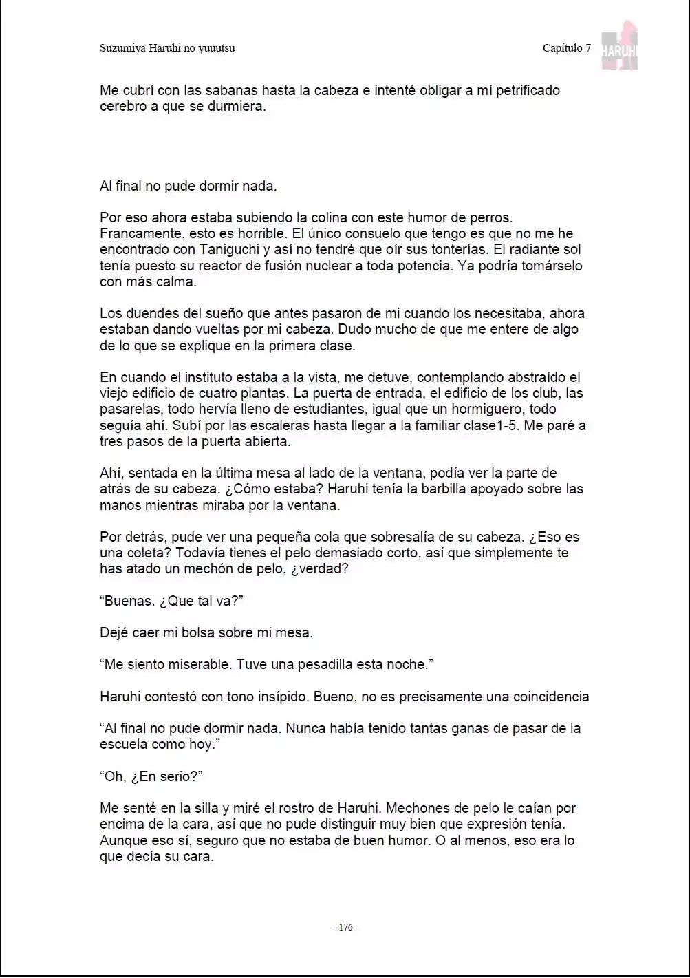 Suzumiya Haruhi no Yuuutsu (Novela) (2003) - Capítulo 7 - Página 18 - LectorTMOo