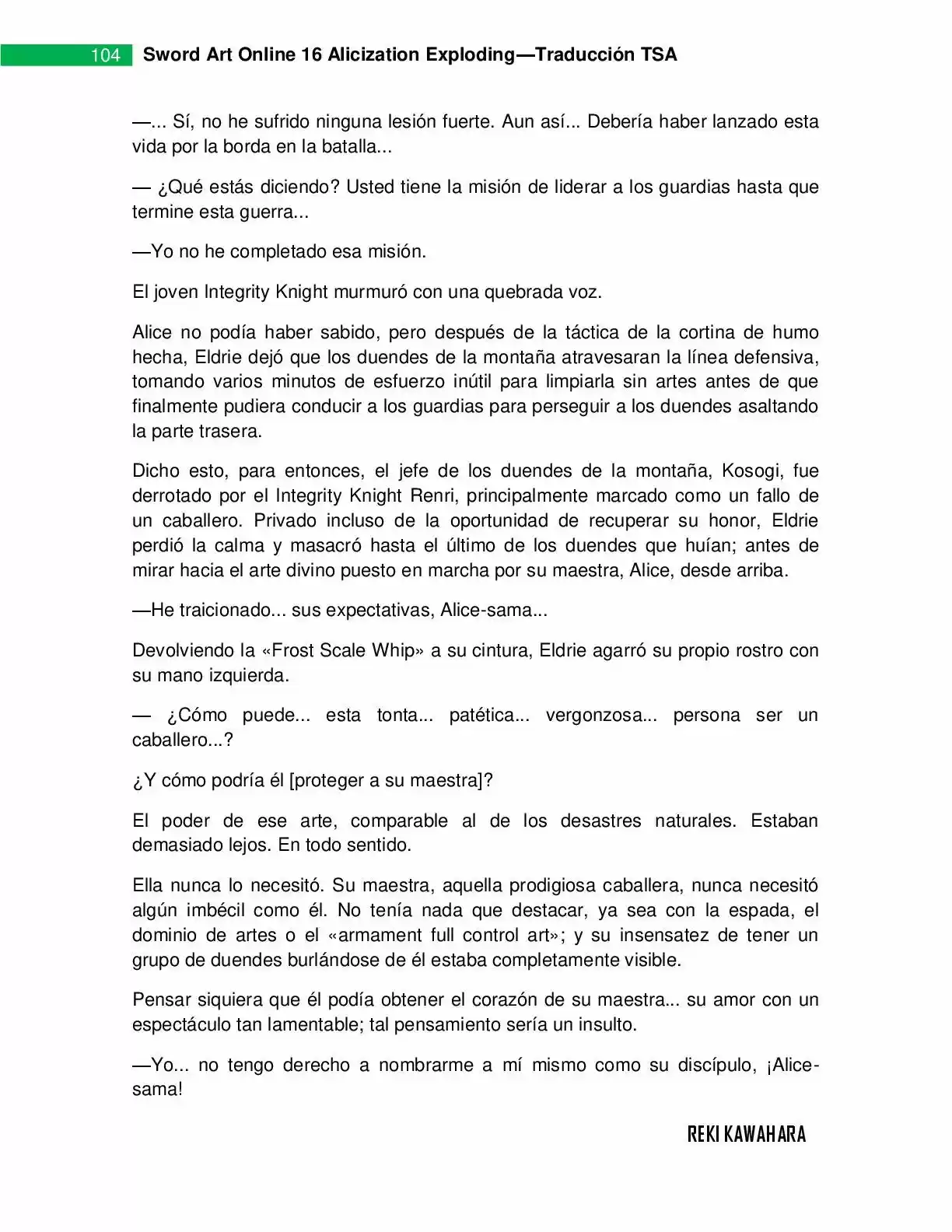 Sword Art Online: Aincrad (2010) - Capítulo 16 - Página 104 - LectorTMOo